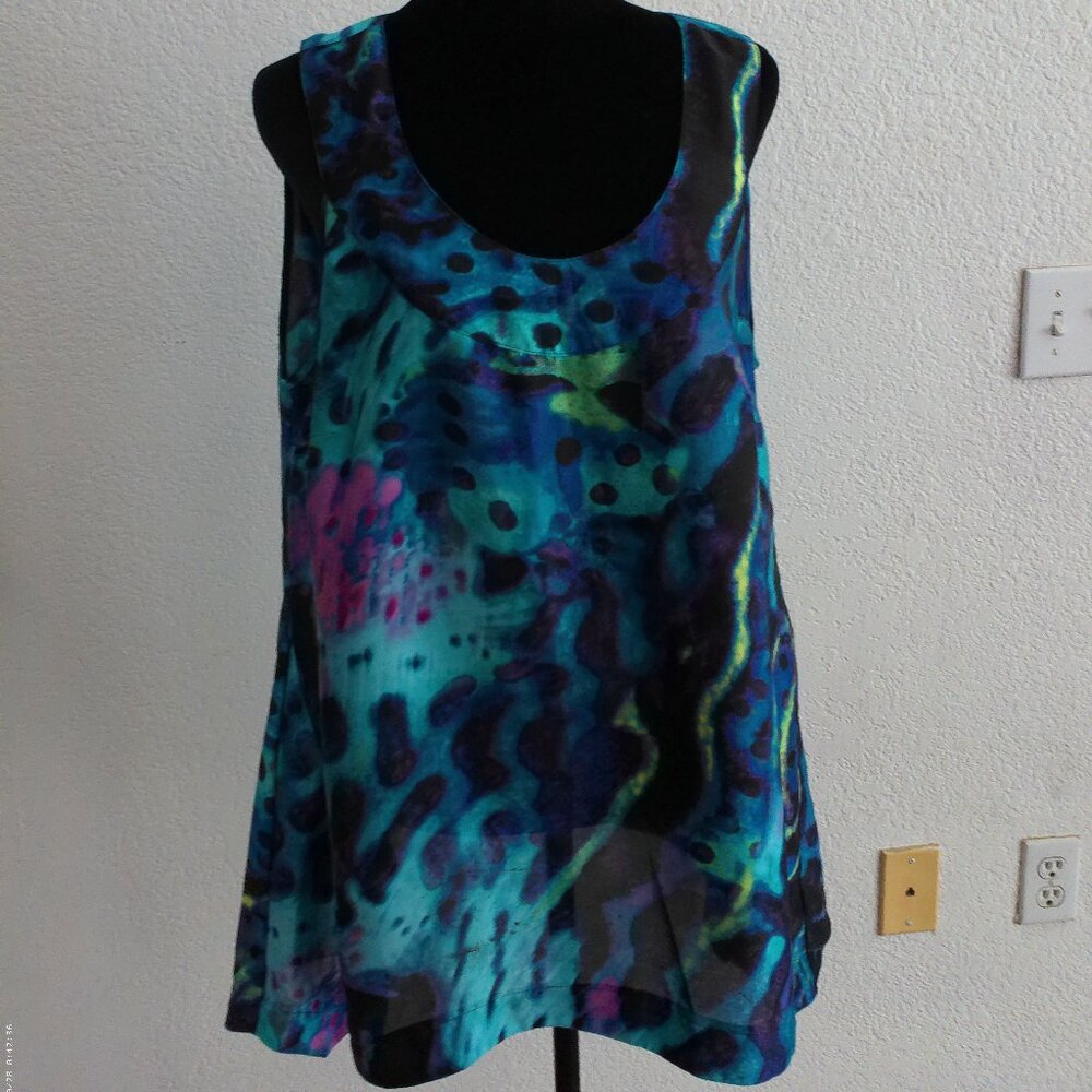 Abstract rainbow color Tank Top